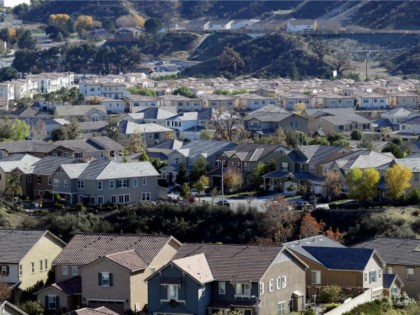 A subdivision of homes are stacked up Friday, Dec. 21, 2018, in Santa Clarita, Calif. Cali