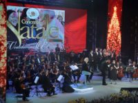 Italian singer Sister Cristina Scuccia performs during the annual Vatican's Christmas concert on December 13, 2014 at the Vatican's Conciliation auditorium in Rome. AFP PHOTO / TIZIANA FABI (Photo credit should read TIZIANA FABI/AFP/Getty Images)