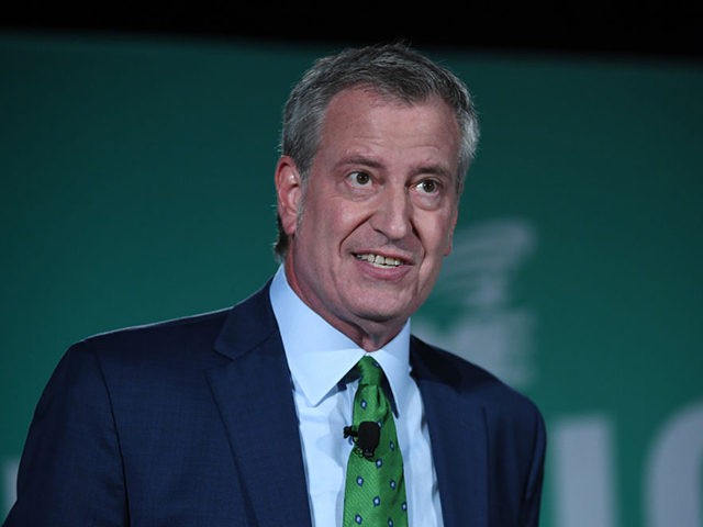 LAS VEGAS, NEVADA - AUGUST 03: Democratic presidential candidate and New York City Mayor Bill de Blasio speaks during the 2020 Public Service Forum hosted by the American Federation of State, County and Municipal Employees (AFSCME) at UNLV on August 3, 2019 in Las Vegas, Nevada. Nineteen of the 24 …