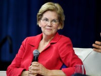 LAS VEGAS, NEVADA - OCTOBER 02: Democratic presidential candidate, U.S. Sen. Elizabeth Warren (D-MA) speaks during the 2020 Gun Safety Forum hosted by gun control activist groups Giffords and March for Our Lives at Enclave on October 2, 2019 in Las Vegas, Nevada. Nine Democratic candidates are taking part in …