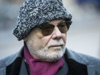 LONDON, ENGLAND - JANUARY 13: Gary Glitter, real name Paul Gadd, arrives at Southwark Crown Court on January 13, 2015 in London, England. The former glam rock star is charged with several historic sex offences against young girls. (Photo by Rob Stothard/Getty Images)