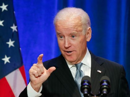 BEIJING, CHINA - DECEMBER 05: U.S Vice President Joe Biden speaks at a business leader bre