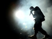 LAS VEGAS, NV - SEPTEMBER 18: Musician Kanye West performs onstage at the 2015 iHeartRadio Music Festival at MGM Grand Garden Arena on September 18, 2015 in Las Vegas, Nevada. (Photo by Kevin Winter/Getty Images for iHeartMedia)
