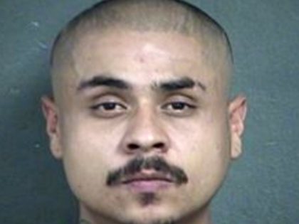 This undated photo provided by the Kansas City Kansas Police Department shows Hugo Villanueva-Morales. Villanueva-Morales, one of the two men accused of opening fire inside a Kansas bar early Sunday, Oct. 6, 2019, remains at large, while the other man Javier Alatorre, was arrested Sunday afternoon, police said. Villanueva-Morales and …