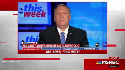 MSNBC's Wallace Laughs at Pompeo: 'Worst Television Appearance by Executive Branch Officia