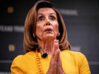 AUSTIN, TX - SEPTEMBER 28: Speaker of the House of Representatives, Nancy Pelosi speaks with Texas Tribune CEO, Evan Smith during a panel at The Texas Tribune Festival on September 28, 2019 in Austin, Texas. Pelosi was scheduled to speak before the announcement of the impeachment inquiry but the inquiry …