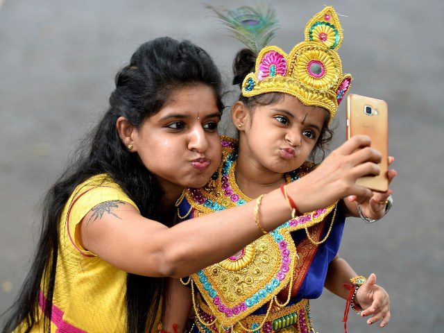selfie in India