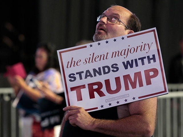 INDIANAPOLIS, IN - APRIL 27: Campaign supporters wait for Republican presidential candidate Donald Trump to arrive for a campaign rally at the Indiana Farmers Coliseum on April 27, 2016 in Indianapolis, Indiana. The Indiana primary is May 3. (Photo by John Sommers II/Getty Images)