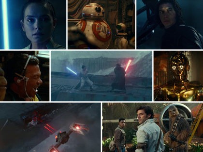 Images from "Star Wars: The Rise of Skywalker." (Disney/Lucasfilm Ltd.)