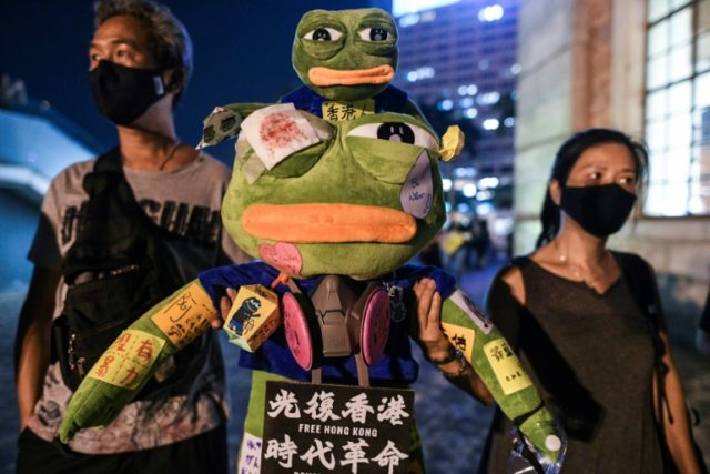Pepe the protest frog? Hong Kong kids aren't alt-right - Breitbart