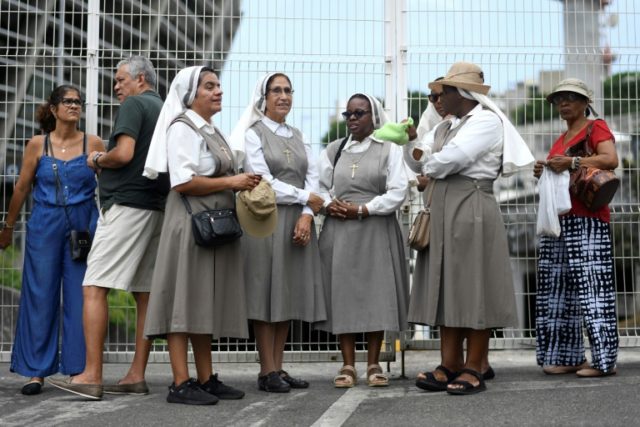 Thousands of Catholic faithful in Brazil celebrate first female saint