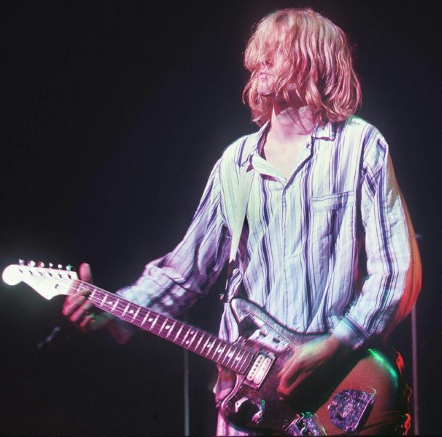 Cigarette-burned Kurt Cobain 'Unplugged' cardigan heading to auction
