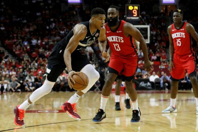 Antetokounmpo triple-double fuels Bucks NBA win over Rockets