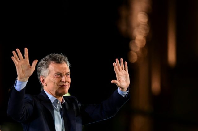 Macri, millionaire president facing heave in Argentina election