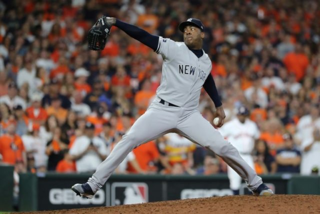 Yankees' Chapman, Brewers' Hader named MLB's top relievers - Breitbart