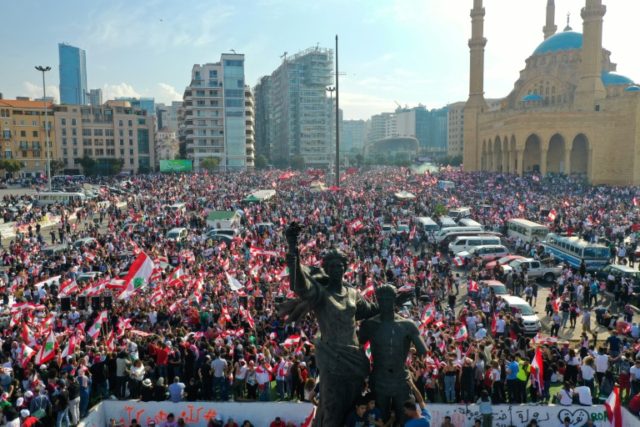 Lebanon protesters to form nationwide human chain