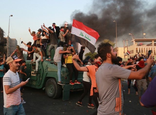 Iraqi PM Addresses Nation As Protests Death Toll Rises To 42 - Breitbart