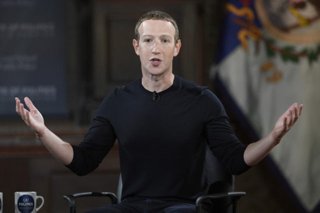 Facebook Politics Facebook CEO Mark Zuckerberg speaks at Georgetown University, Thursday, Oct. 17, 2019, in Washington. (AP Photo/Nick Wass) The Associated Press