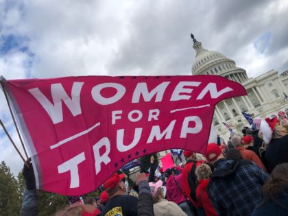 Women who support President Donald Trump are marching in Washington, DC, and across the co