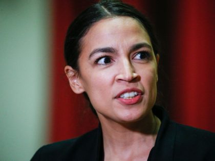 NEW YORK, NY - NOVEMBER 06: U.S. Rep. Alexandria Ocasio-Cortez (D-NY) holds a news confere