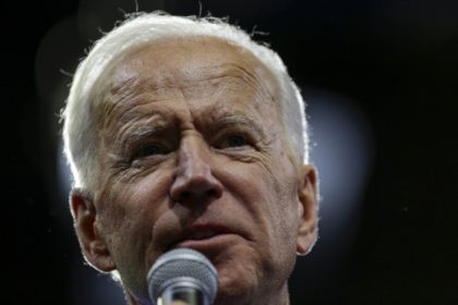 DES MOINES, IA - NOVEMBER 01: Democratic presidential candidate, former Vice President Joe Biden speaks during the Iowa Democratic Party Liberty & Justice Celebration on November 1, 2019 in Des Moines, Iowa. Fourteen presidential are expected to speak at the event addressing over 12,000 people. (Photo by Joshua Lott/Getty Images)