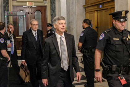 WASHINGTON, DC - OCTOBER 22: Bill Taylor, the top U.S. Diplomat to Ukraine, leaves Capitol Hill on October 22, 2019 in Washington, DC. Taylor testified to the house committees regarding the impeachment inquiry looking into President Donald Trumps relationship with Ukraine. (Photo by Alex Wroblewski/Getty Images)