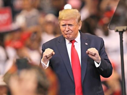 SUNRISE, FLORIDA - NOVEMBER 26: U.S. President Donald Trump speaks during a homecoming cam