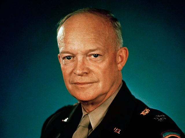 1945 photo of General Dwight D. Eisenhower in uniform. (AP Photo)