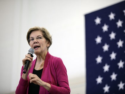 Democratic presidential candidate Sen. Elizabeth Warren, D-Mass., speaks during her campai