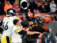 WATCH: Browns Fans Swing Helmet at Mason Rudolph Pinata