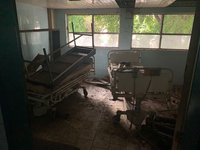 TOPSHOT - Picture of damaged medical equipment taken in a deteriorated area of the Jose Manuel de los Rios Hospital, the main public pediatric hospital in Venezuela, in Caracas, on May 24, 2019. (Photo by Marvin RECINOS / AFP) (Photo credit should read MARVIN RECINOS/AFP via Getty Images)