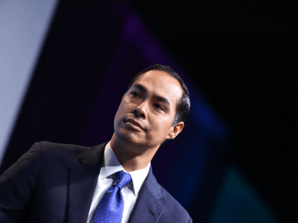 Democratic presidential candidate former HUD Secretary Julian Castro speaks during the 201