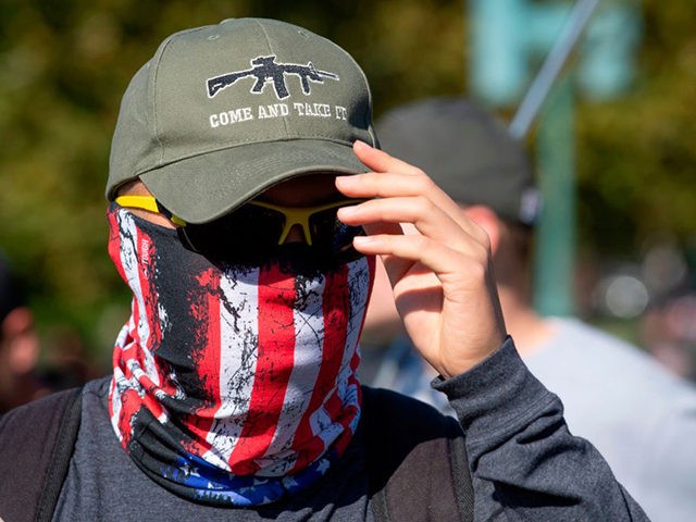 A pro-gun supporter attends a rally in favor of the 2nd Amendment in front of the US Capit