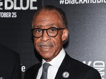 Al Sharpton attends the "Black and Blue" New York Screening at Regal E-Walk on October 21,