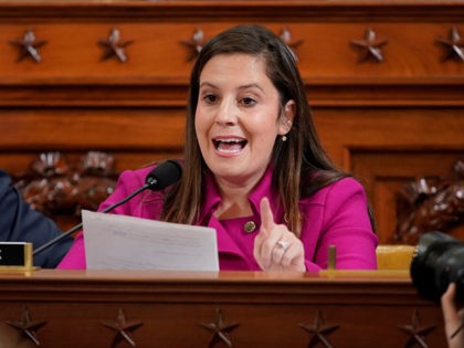 Rep. Elise Stefanik (R-NY) questions former US Ambassador to Ukraine, Marie Yovanovitch, as she testifies before the House Intelligence Committee hearing as part of the impeachment inquiry into US President Donald Trump on Capitol Hill in Washington, DC on November 15, 2019. (Photo by JOSHUA ROBERTS / POOL / AFP) …