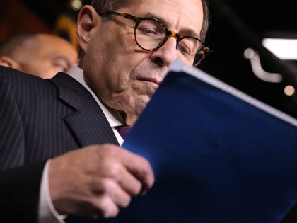 WASHINGTON, DC - OCTOBER 31: House Judiciary Committee Chairman Jerrold Nadler (D-NY) join