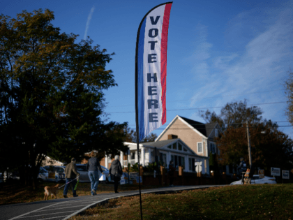 Virginia voters head to the polls at Nottingham Elementary School November 5, 2019 in Arlington, Virginia. All 140 seats in the General Assembly are on the ballot today as Virginia holds its statewide election for the state legislature with national political parties closely watching the results as a potential indicator …
