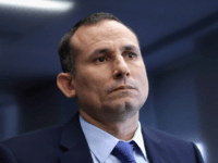 Cuban political dissident Jose Daniel Ferrer Garcia, 45, talks with reporters at the Raben Group offices during a tour of the United States June 1, 2016 in Washington, DC. Arrested as part the Black Spring crackdown on Cuban dissidents and imprisoned from 2003-2011, Ferrer founded the pro-democracy and human rights …