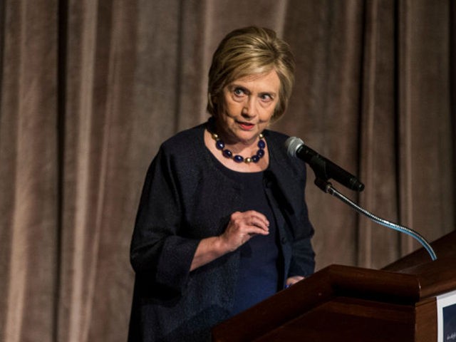 WASHINGTON, DC - SEPTEMBER 17: Former Secretary of State Hillary Clinton delivers a keynot