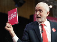 BIRMINGHAM, ENGLAND - NOVEMBER 21: Labour leader Jeremy Corbyn poses during the launch of the party's election manifesto at Birmingham City University on November 21, 2019 in Birmingham, England. (Photo by Christopher Furlong/Getty Images)