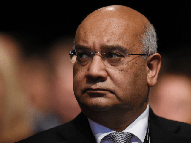 Keith Vaz, Labour MP listens to speeches on the third day of the Labour party conference i