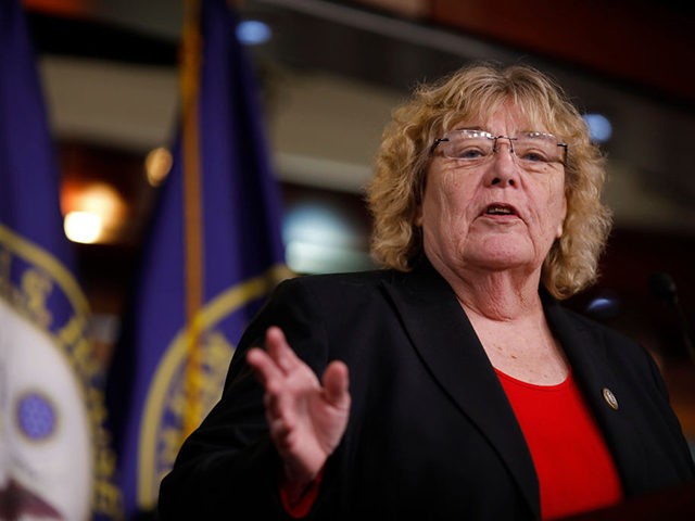 WASHINGTON, DC - FEBRUARY 14: Rep. Zoe Lofgren (D-CA) speaks at a press conference on Capitol Hill on February 14, 2018 in Washington, DC. Pelosi and her fellow Democrats addressed the need for heightened security surrounding the nation's voting systems ahead of the 2018 midterms. (Photo by Aaron P. Bernstein/Getty …