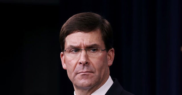 NextImg:Esper: 'We Have to Defend Our Sovereignty and that Means Defending Our Airspace'
