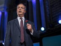 LONDON, ENGLAND - NOVEMBER 04: Brexit Party leader Nigel Farage speaks ahead of Brexit Party members being introduced on November 4, 2019 in London, England. The Brexit party plans to contest 600 seats in Britain's December 12 general election, although Nigel Farage himself will not be standing for election. (Photo …