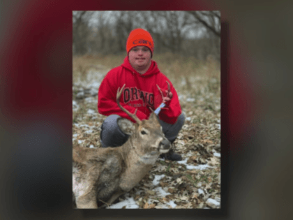 Nineteen-year-old Pierce Pennaz has Down syndrome, and thanks to a new law he was able to go hunting with his dad and bag his first buck in Jackson County.