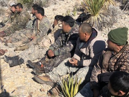 Alpine Station Border Patrol agents apprehended a group of Texas migrants in camouflage after they illegally crossed the border from Mexico into Texas. (Photo: U.S. Border Patrol/Big Bend Sector)