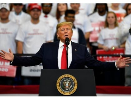 President Donald Trump speaks during a campaign rally in Lexington, Ky., Monday, Nov. 4, 2