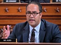 WASHINGTON, DC - NOVEMBER 21: Representative Will Hurd, a Republican from Texas, questions witnesses during a House Intelligence Committee impeachment inquiry hearing on Capitol Hill November 21, 2019 in Washington, DC. The committee heard testimony during the fifth day of open hearings in the impeachment inquiry against U.S. President Donald …
