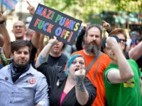 anti-Trump protesters