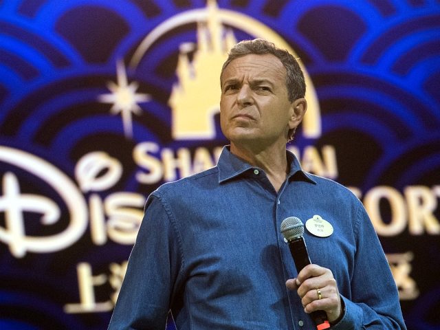 Chairman and CEO of Walt Disney Bob Iger holds a press conference at Shanghai Disney Resort in Shanghai on June 15, 2016. The Magic Kingdom comes to the Middle Kingdom this week when Disney opens its first theme park in mainland China, betting the growing middle class will spend big …